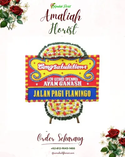 Bunga Papan Congratulation di Ketanonageng